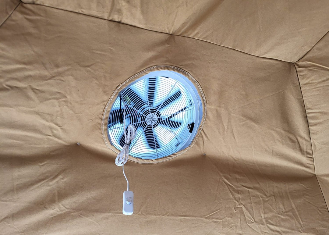 Ventilador de circulación de aire de energía solar