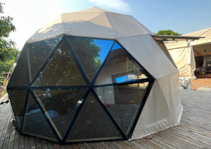 geodesic dome glass panoramic