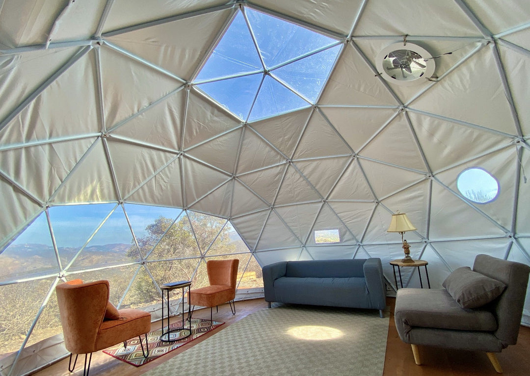 Solar Power Air Circulation Fan - Glamping Dome Store