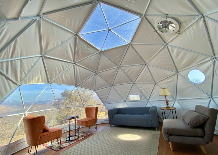 Solar Power Air Circulation Fan - Glamping Dome Store