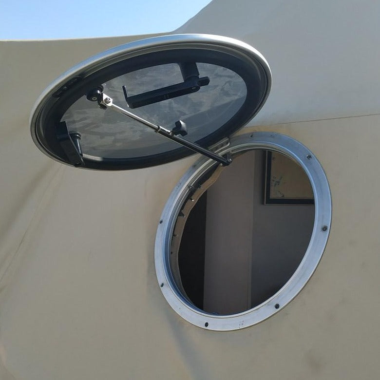 Glass Porthole Window - Glamping Dome Store