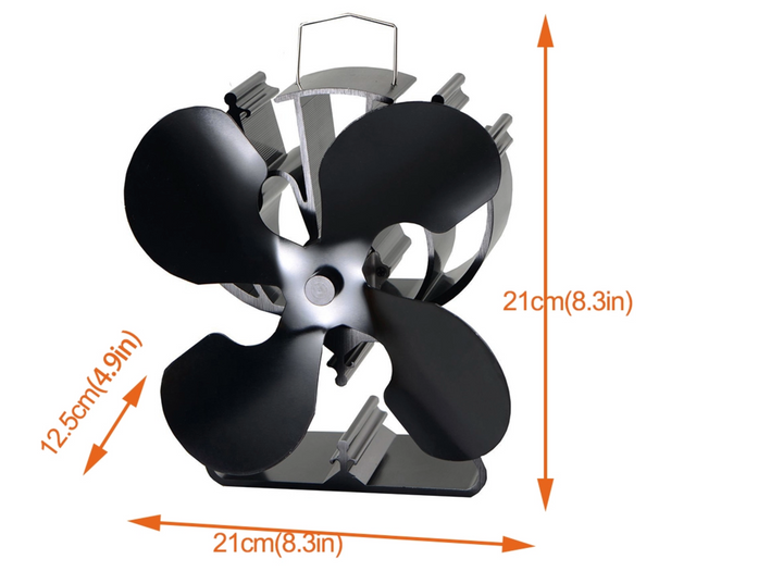 Eco Friendly Heat Powered Stove Fan - Glamping Dome Store